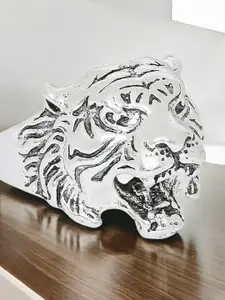 The Roadster Lifestyle Co. Men Stainless Steel Vintage Tiger Biker Fashion Ring