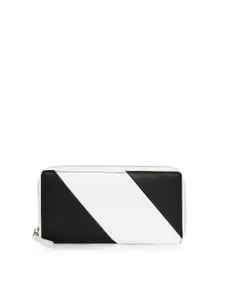 Nautica Women Textured PU Zip Around Wallet