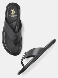 U.S. Polo Assn. Men Leather Comfort Sandals