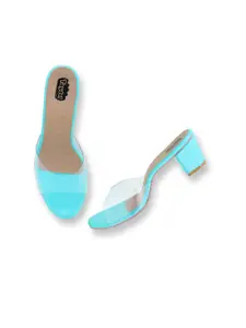 TAYDOL Women Open Toe Block Heels