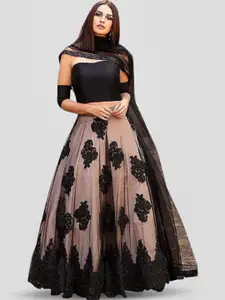 BAESD Semi-Stitched Lehenga & Unstitched Blouse With Dupatta