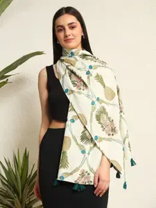 HANDICRAFT PALACE Women Printed Cotton Scarf