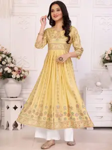 Rangita Floral Printed Straight Kurta