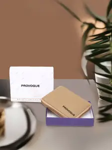 Provogue Men PU Zip Around Wallet
