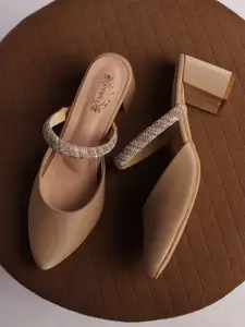 Denill  Block Heels Mules Fashion Sandals