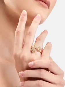 DressBerry Stone Studed Finger Ring