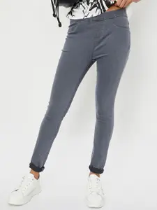 max Women Cotton Skinny Fit Mid-Rise Jeans