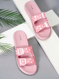 Slipover Women Printed Sliders
