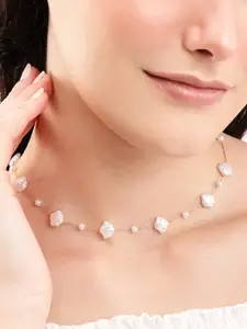 DressBerry Minimal Seashell Detail Necklace