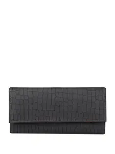 ShopMantra Women Textured Three Fold Wallet