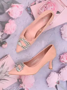 Jove Women Slim Heeled Pumps