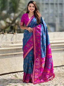 SGF11 Woven Design Zari Pure Silk Patola Saree