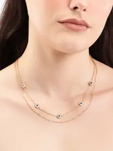 DressBerry Evil Eye Layered Necklace