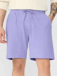 The Souled Store Men Lounge Shorts: Orchid