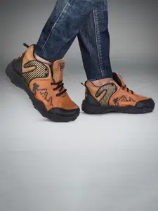 PENNEN Men Leather Running Non-Marking Shoes