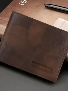 Provogue Men PU Two Fold Wallet With Zip Coin Pocket