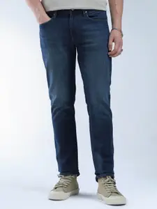 Flying Machine Men Mid-Rise Light Fade Clean Look Straight Fit Stretchable Jeans