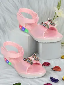 BAESD Girls Open Toe Flats