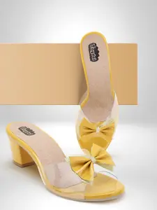 TAYDOL Printed Block Sandals