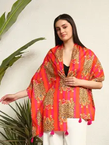 HANDICRAFT PALACE Women Printed Cotton Scarf