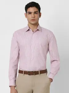 Van Heusen Checked Spread Collar Cotton Formal Shirt