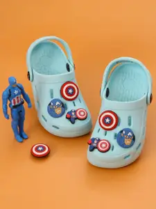 Yellow Bee Boys Marvel Clogs