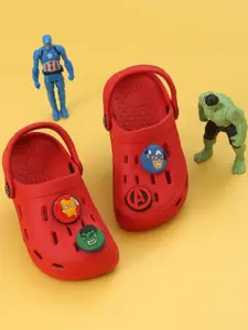 Yellow Bee Boys Embellished Clogs