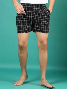 V-Mart Men Checked Printed Shorts