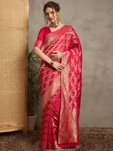 Anouk Woven Design Zari  Banarasi Saree
