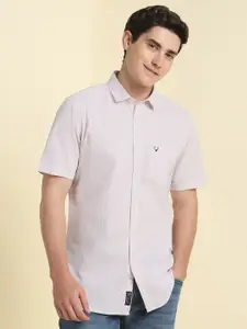 Allen Solly Men Spread Collar Vertical Striped Cotton Casual Shirt