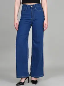 ADBUCKS Women High-Rise Clean Look Stretchable Bootcut Jeans