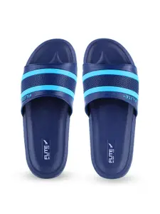 FLITE Men Textured Open Toe Flip Flops
