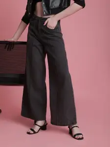 Bene Kleed Women Cotton Wide Leg High-Rise Jeans