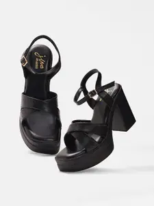 JM Looks Girls Fashion Comfortable Sole Heel Block Sandals