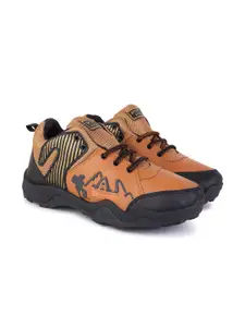 DRACKFOOT Men Leather Running Non-Marking Shoes