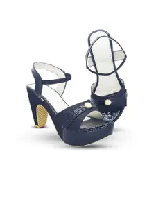 MONAQI Women Open Toe Platform Heel Sandals