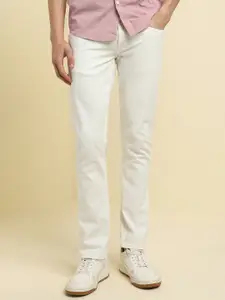 Allen Solly Men Slim Fit Low Distress Jeans