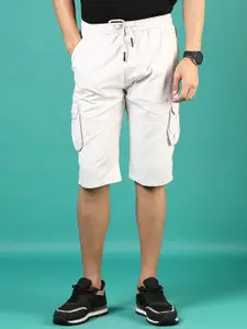 V-Mart Men Cotton Mid-Rise Cargo Styles Shorts