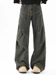 StyleCast Men Wide Leg Mid-Rise Jeans