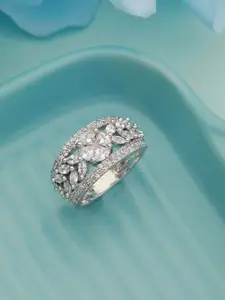 Saraf RS Jewellery AD Studded Band Finger Ring