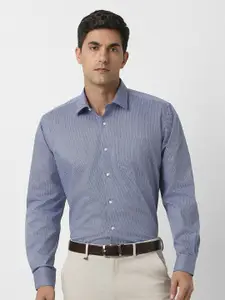 Van Heusen Micro Ditsy Printed Opaque Printed Regular Fit Formal Shirt