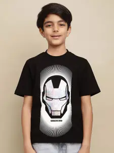 Kids Ville Boys Iron Man Printed Pure Cotton T-Shirt