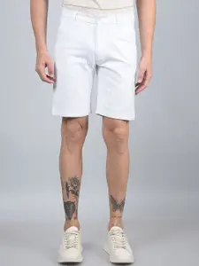 Crimsoune Club Men Striped Printed Slim Fit Chino Shorts