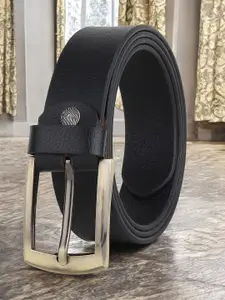 LOOPA Men Textured Leather Formal Belt