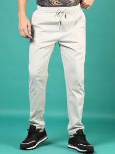 V-Mart Men Cotton Mid Rise Trousers