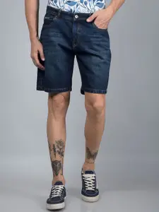 Crimsoune Club Men Cotton Washed Slim Fit Chino Shorts