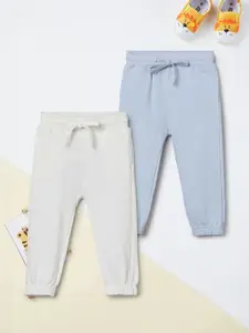 max Infant Boys Pack Of 2 Back Applique Pure Cotton Joggers