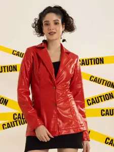 TANDUL Single Breasted Lapel Collar Blazer