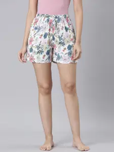 Go Colors Women Printed Lounge Shorts