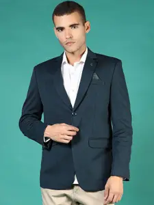 V-Mart Notched Lapel Collar Single Breasted Casual Blazers